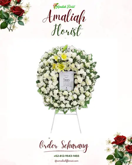 Krans Bunga Duka Pagerandong